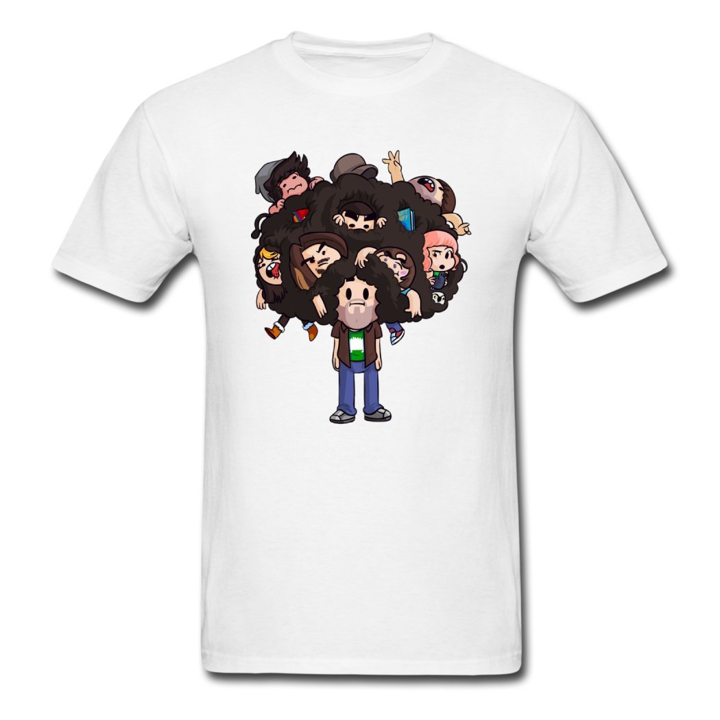 Dan's Grumps Game T-Shirt - Nerdy Gamer Tee for Men - Comfortable Cotton White XXL - Perfect for Gaming, Conventions & Casual Wear
