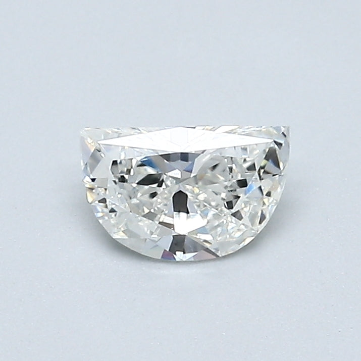 0.38 Carat H Color VS1 Clarity Half Moon Diamond - Perfect for Engagement Rings & Anniversary Jewelry Gifts
