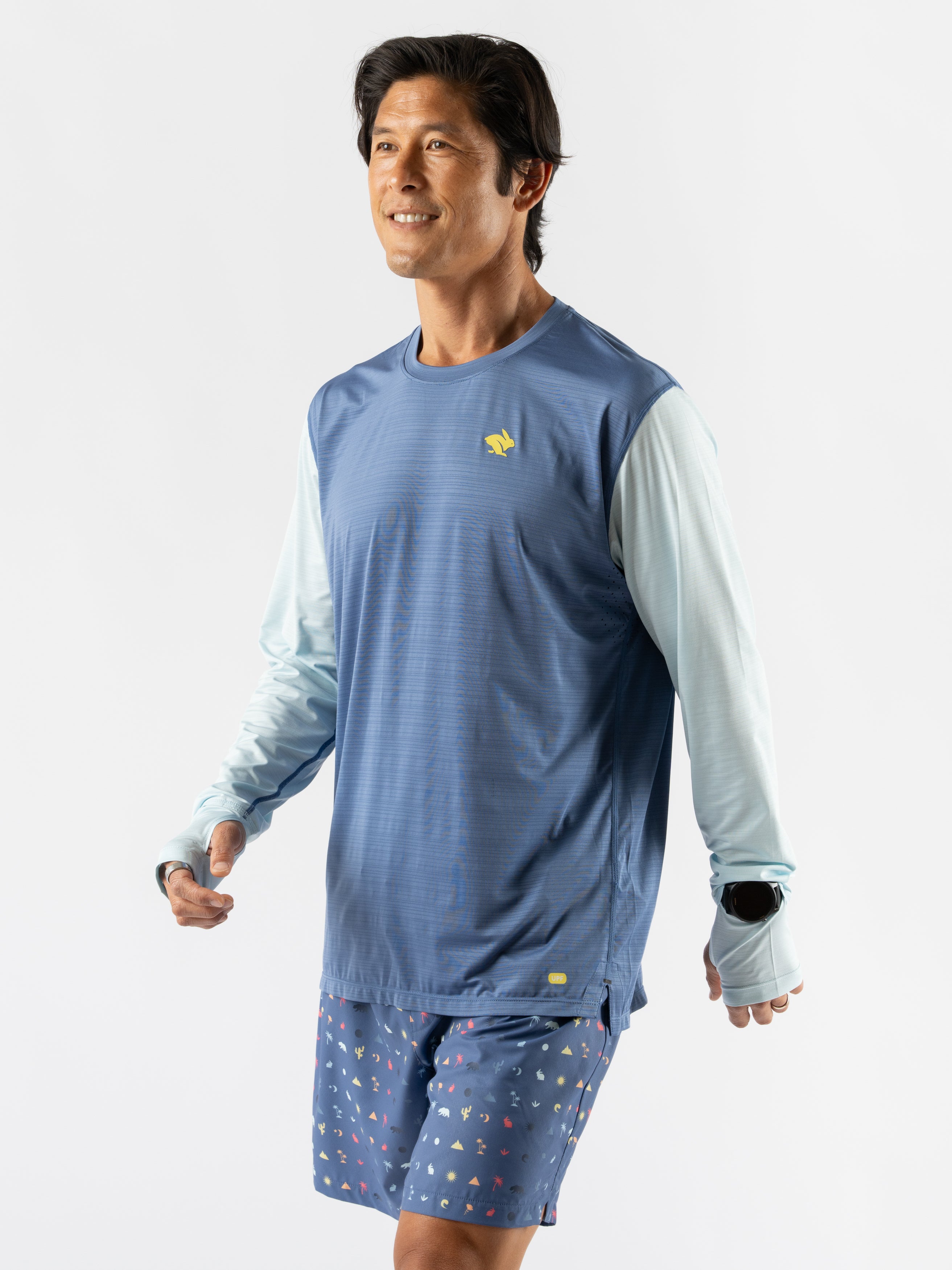 UPF 50+ Sun Protection Long Sleeve T-Shirt for Men - Lightweight, Breathable & UV Blocking - Perfect for Hiking, Fishing & Outdoor Activities