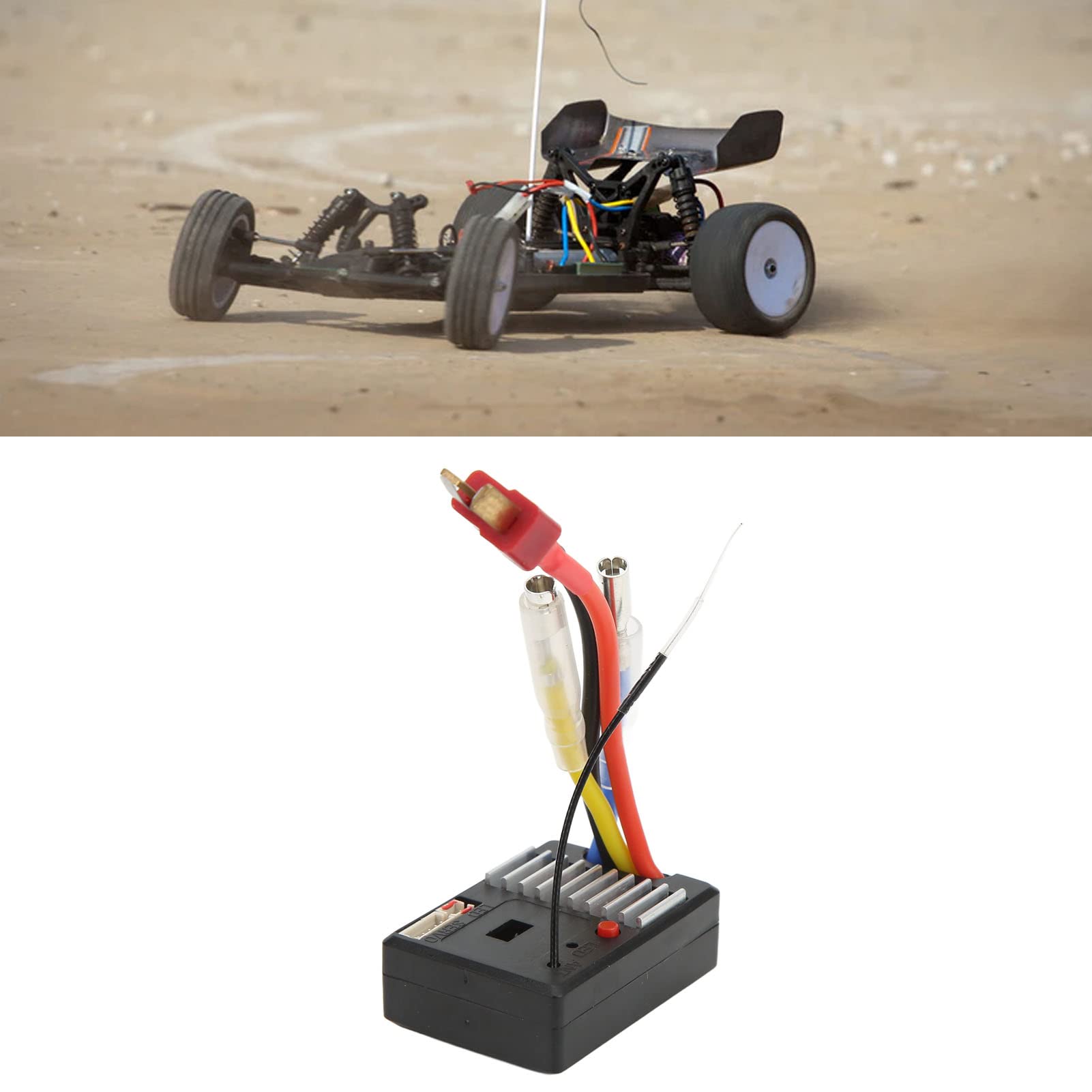 Dilwe 1/14 Scale 28g RC Receiver ESC Circuit Board for Wltoys 144002 Remote Control Car & Truck - High Performance Replacement Part for RC Vehicles | Perfect for Racing, Off-Roading & DIY RC Projects