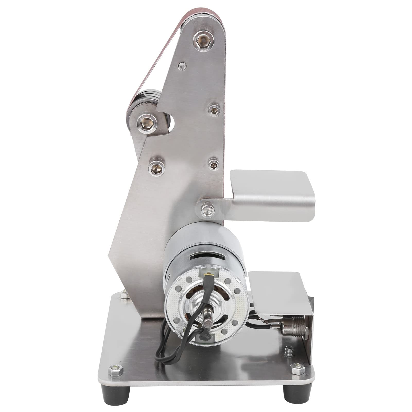 Mini Electric Belt Sander - Multifunctional DIY Polishing & Grinding Machine 110-240V (US Plug) - Perfect for Woodworking, Metalworking & Home Renovation Projects