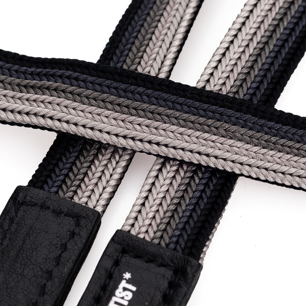 Artisan & Artist 312N Premium Silk Neck Strap for Cameras - Silver | Comfortable & Durable Camera Neck Strap for Photographers | Perfect for DSLR, Mirrorless & Film Cameras