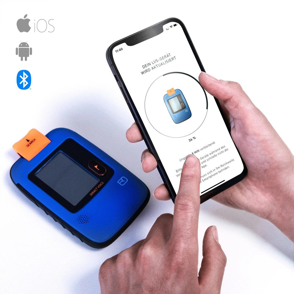 Ortovox Diract Voice Avalanche Transceiver - Advanced Digital Search & Rescue Device for Skiing, Snowboarding & Backcountry Adventures