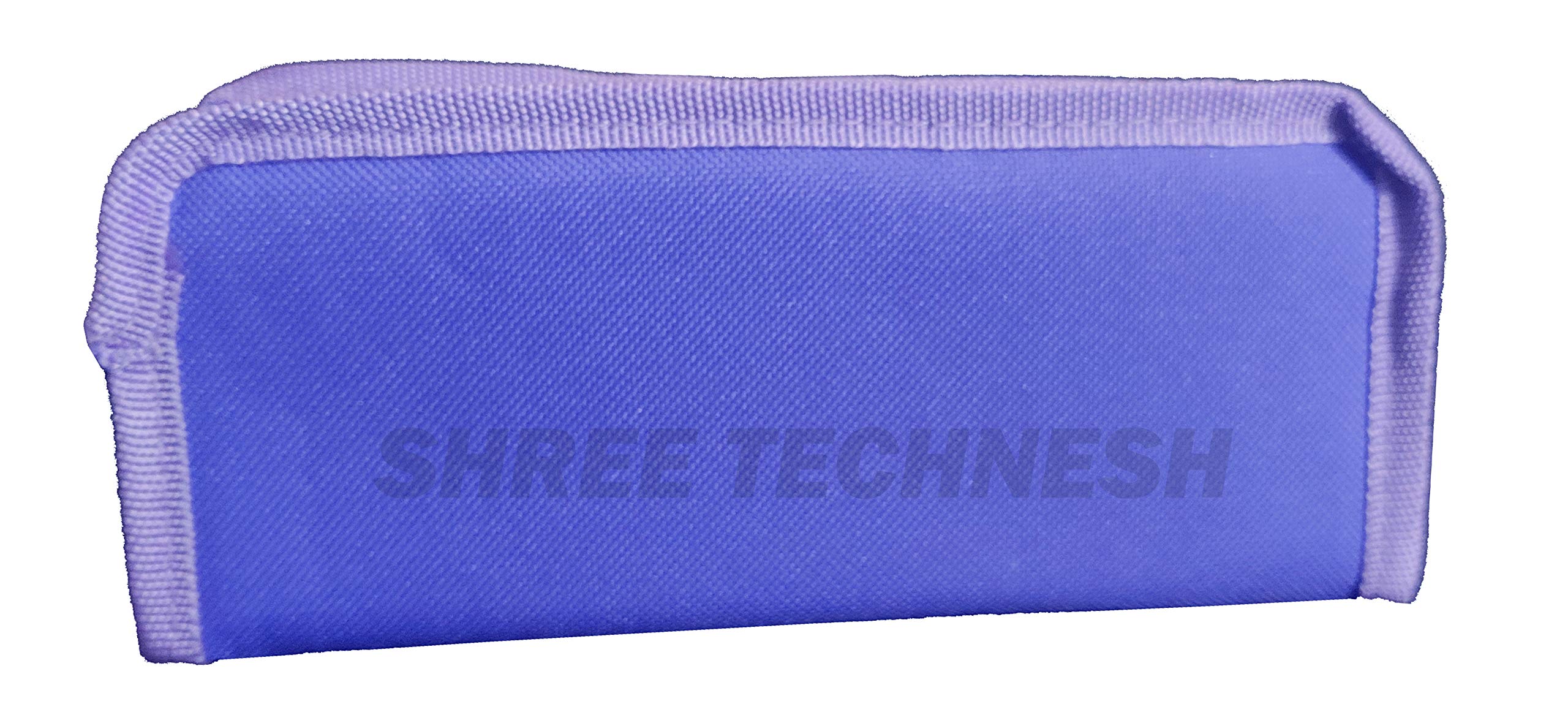 SHREE TECHNESH® 3D Freezing Angel Printed Canvas Pencil Case with Sparkling Piggy Pen - Cute School Supplies for Kids, Girls & Boys - Perfect for Classroom, Art Class & Gift Giving