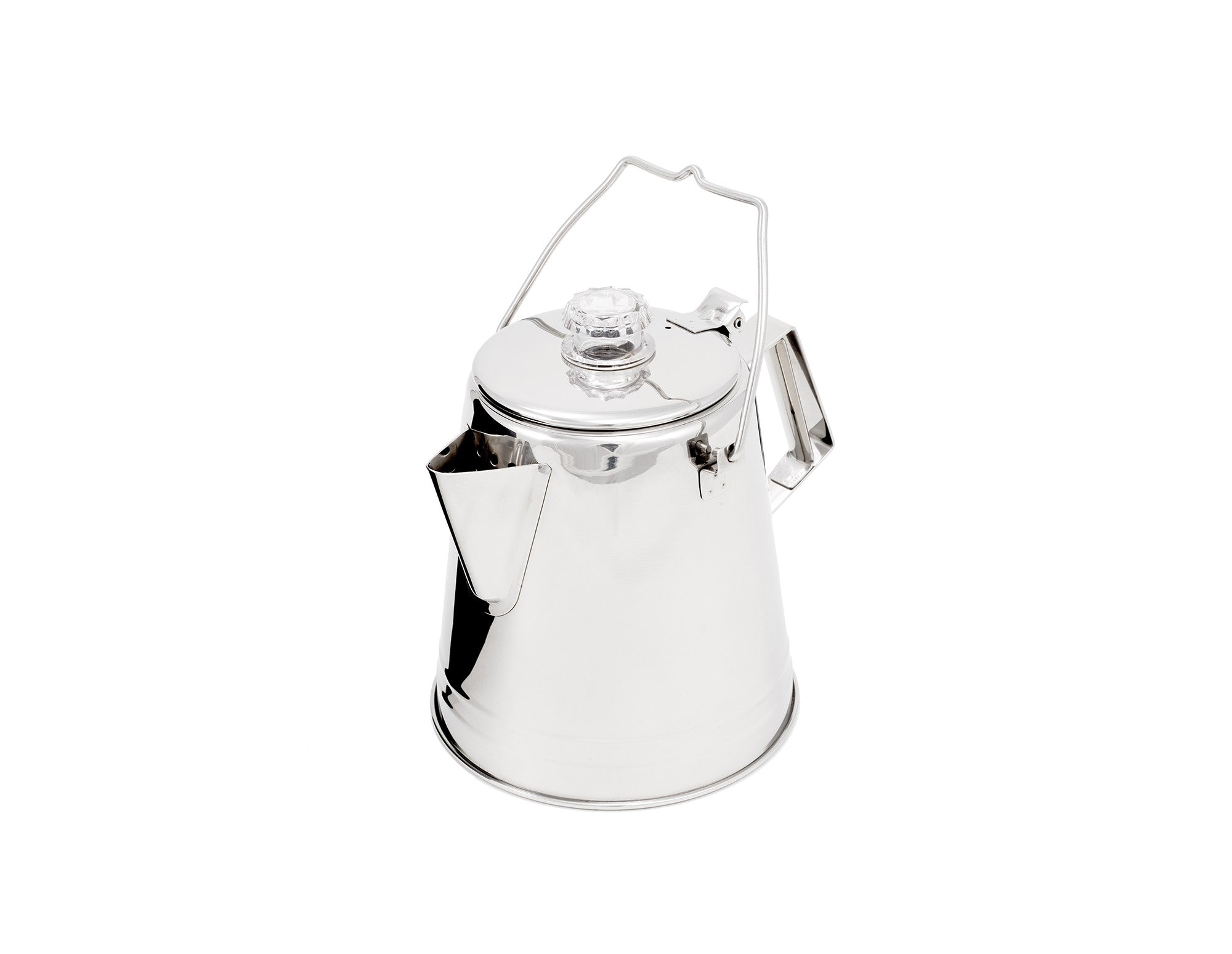 Premium Stainless Steel Coffee Percolator - 12 Cup Stovetop Brewer for Camping, Home & Office Use - Durable & Rust-Free Coffee Maker for Gas/Electric Stoves