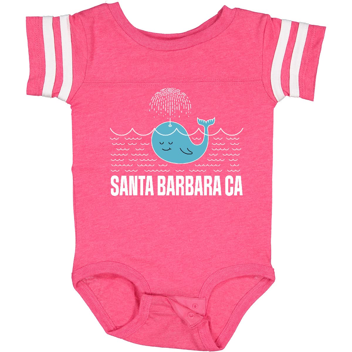Inktastic Santa Barbara California Beach Vacation Baby Bodysuit - Cute Infant Onesie for Summer Travel & Family Photos