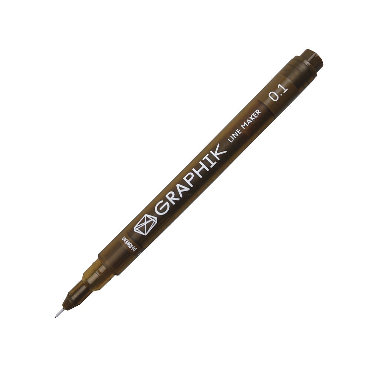 Graphik Line Maker Sepia 0.1mm - Ultra Fine Technical Drawing Pen for Architects, Artists & Designers - Perfect for Sketching, Drafting & Calligraphy