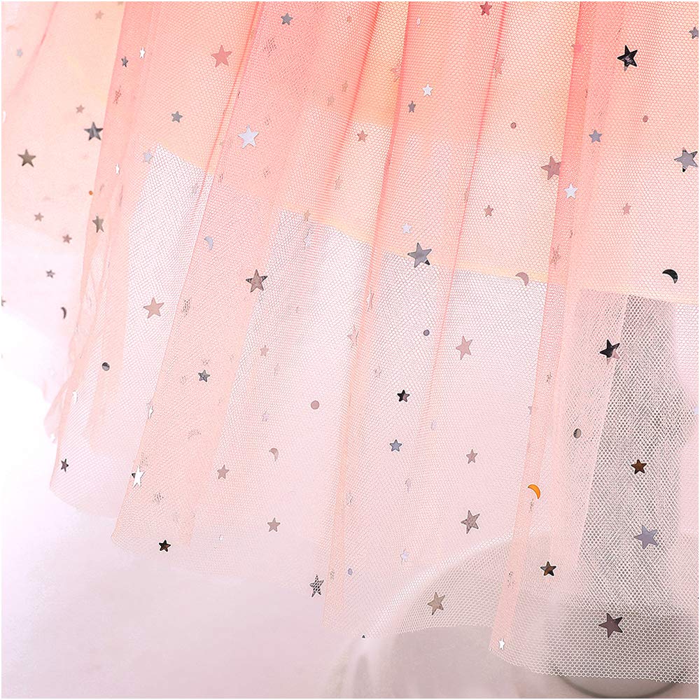 Sparkly Rainbow Princess Gown for Girls 2-10 Years | Glitter Tutu Party Dress for Toddler Pageants, Birthday Celebrations & Special Occasions