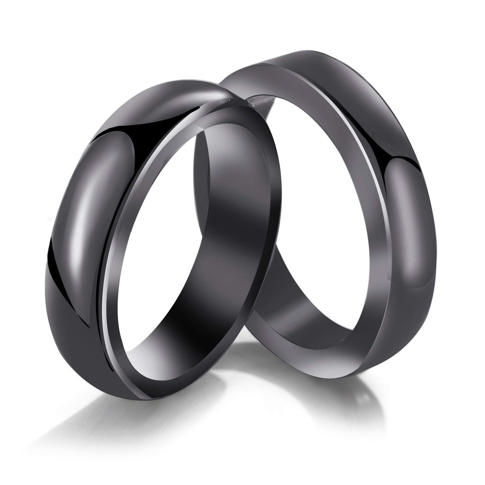 Magnetic Hematite Rings for Women & Men - Anxiety Relief & Energy Balance - Stylish Jewelry Gift for Teens & Friends - Perfect for Meditation & Daily Wear