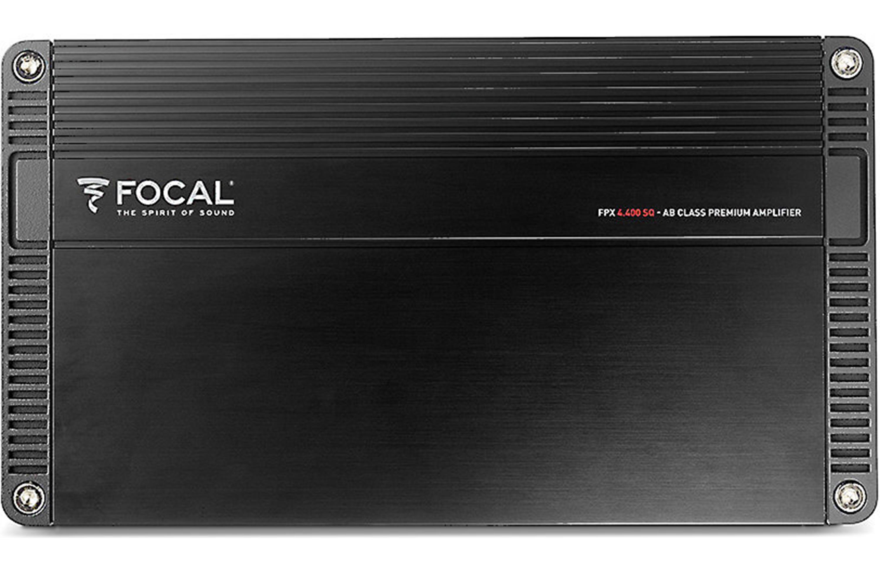 Focal FPX 4.400 SQ Performance 4-Channel Class AB Car Amplifier - High Power Audio System for Vehicles, Boosting Sound Quality in Cars, Trucks and SUVs