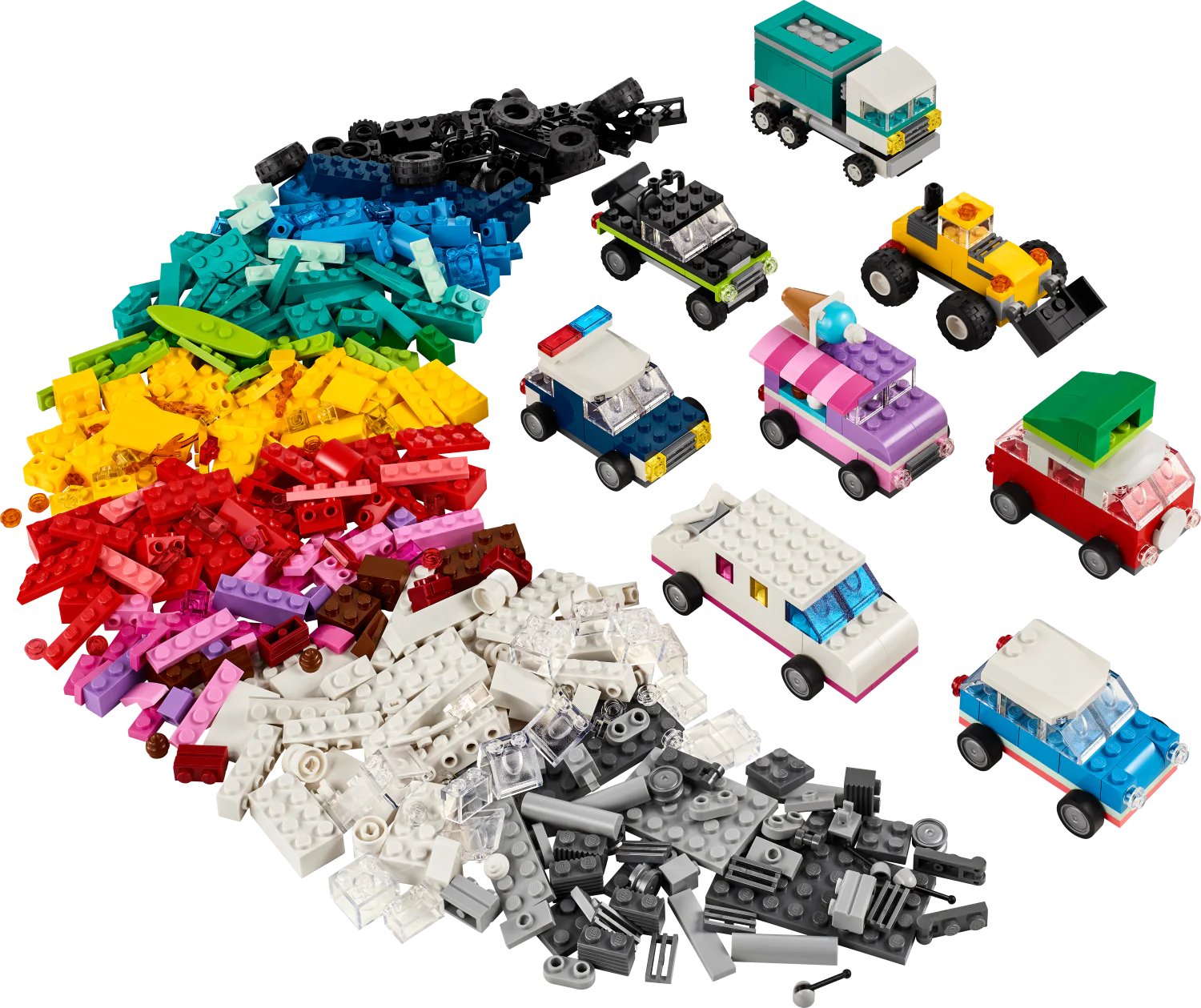 LEGO® Classic Creative Vehicles Building Toy Set - 11017 Pieces for Kids & Adults - STEM Learning & Creative Play - Perfect for Birthday Gifts & Family Bonding Activities