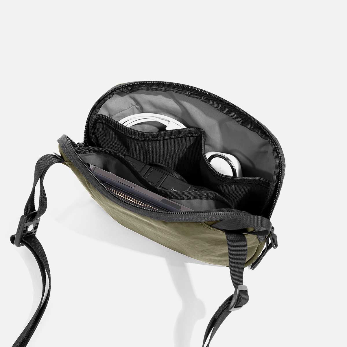 Go Sling 2 - Premium Crossbody Sling Bag for Men & Women - Lightweight & Water-Resistant for Travel, Hiking, and Everyday Use