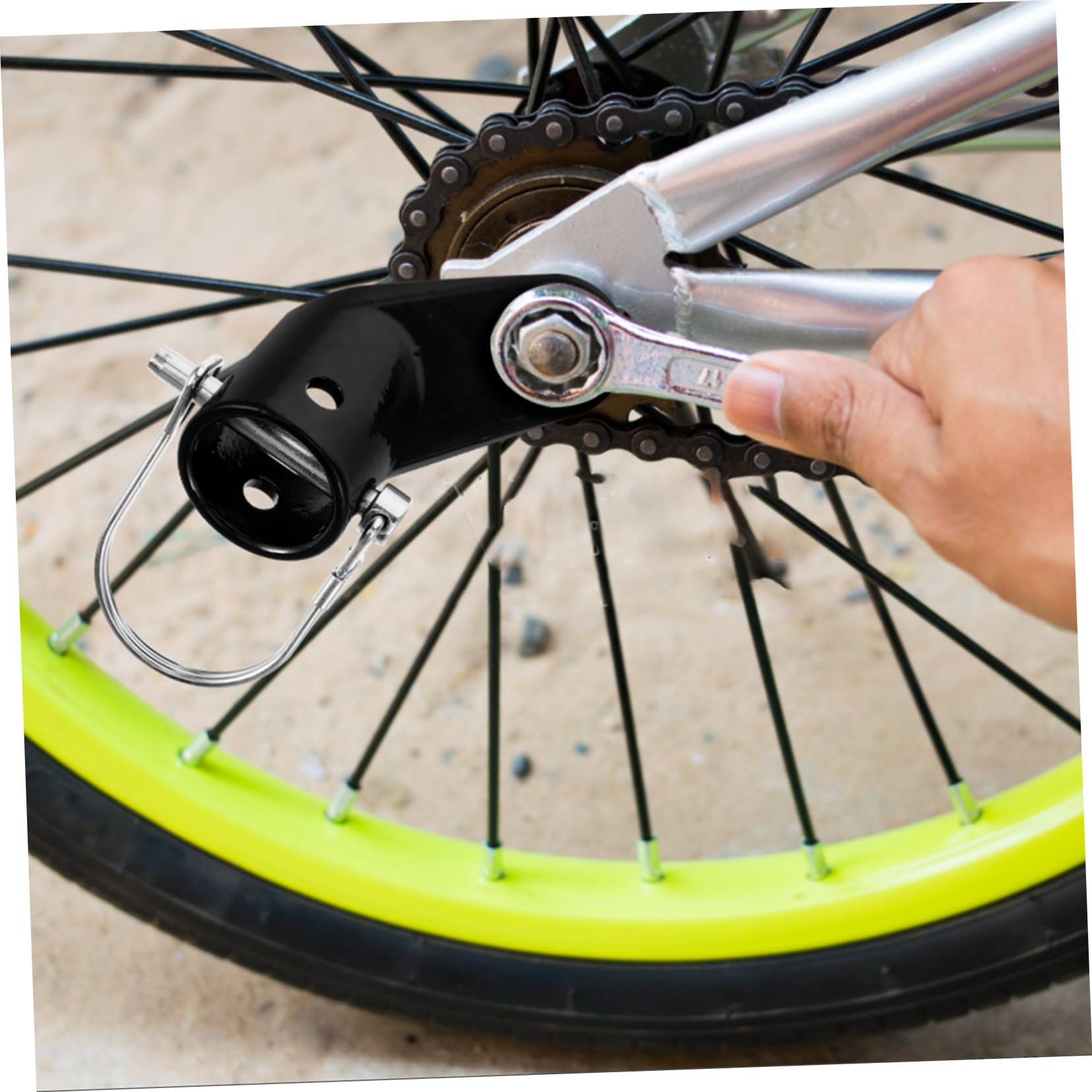 Yardwe 1 Set Heavy Duty Steel Trailer Hitch Electric Bike Hooks Attachment for Bike Trailer - Perfect for Cycling with Kids, Cargo Transport & Outdoor Adventures