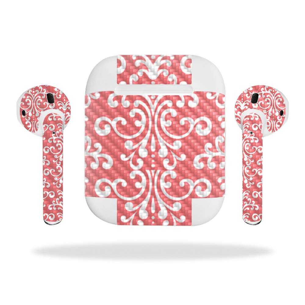Premium Carbon Fiber Skin for Apple AirPods - Antique Purple | Protective & Durable Textured Cover | Easy to Apply & Remove | Made in USA | Perfect for Gym, Travel & Everyday Use