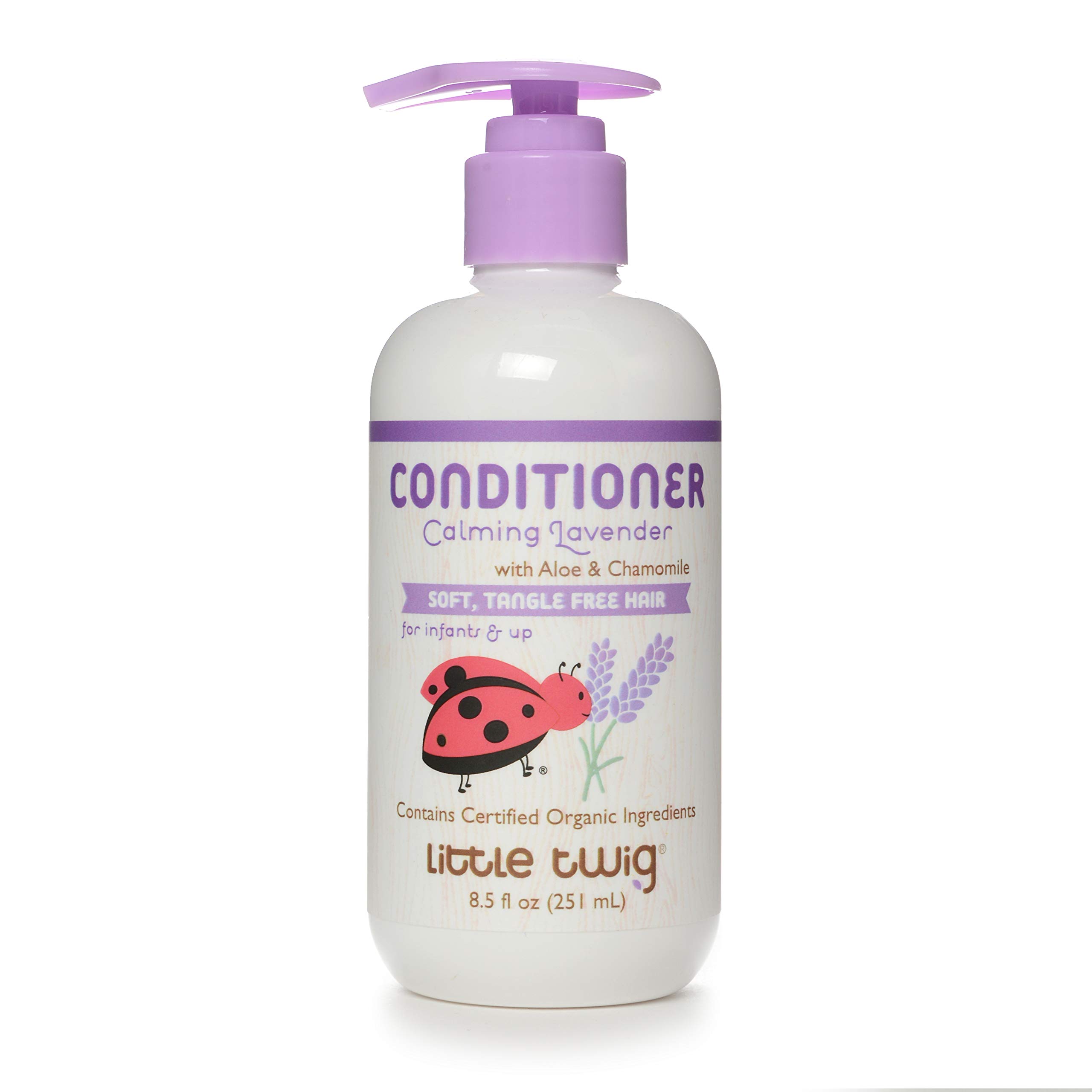 Little Twig Natural Plant-Based Conditioner - Fragrance Free, 8.5 fl oz - Gentle Hair Care for Sensitive Scalp & Daily Moisturizing