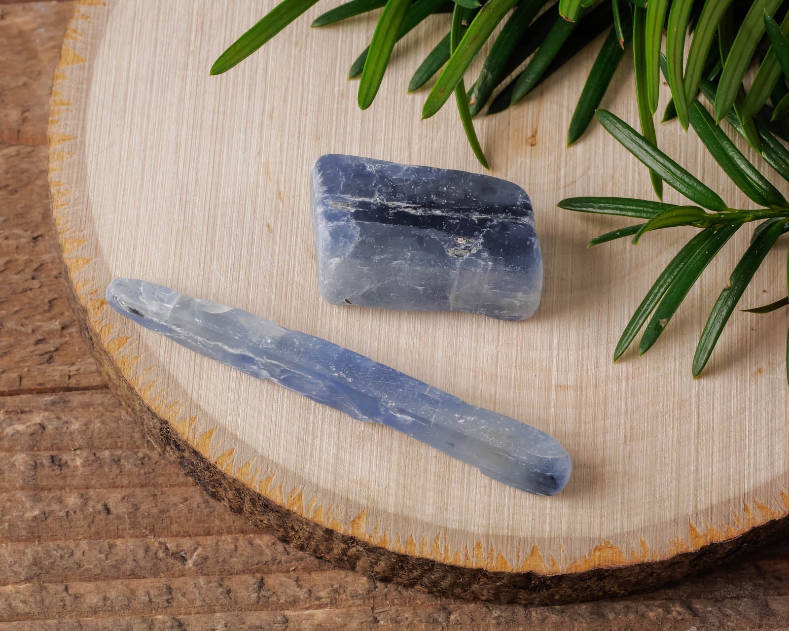 Natural Blue Kyanite Tumbled Stones - Healing Crystals for Meditation, Chakra Balancing & Self Care Gifts (E0012) | Perfect for Reiki, Yoga & Spiritual Wellness