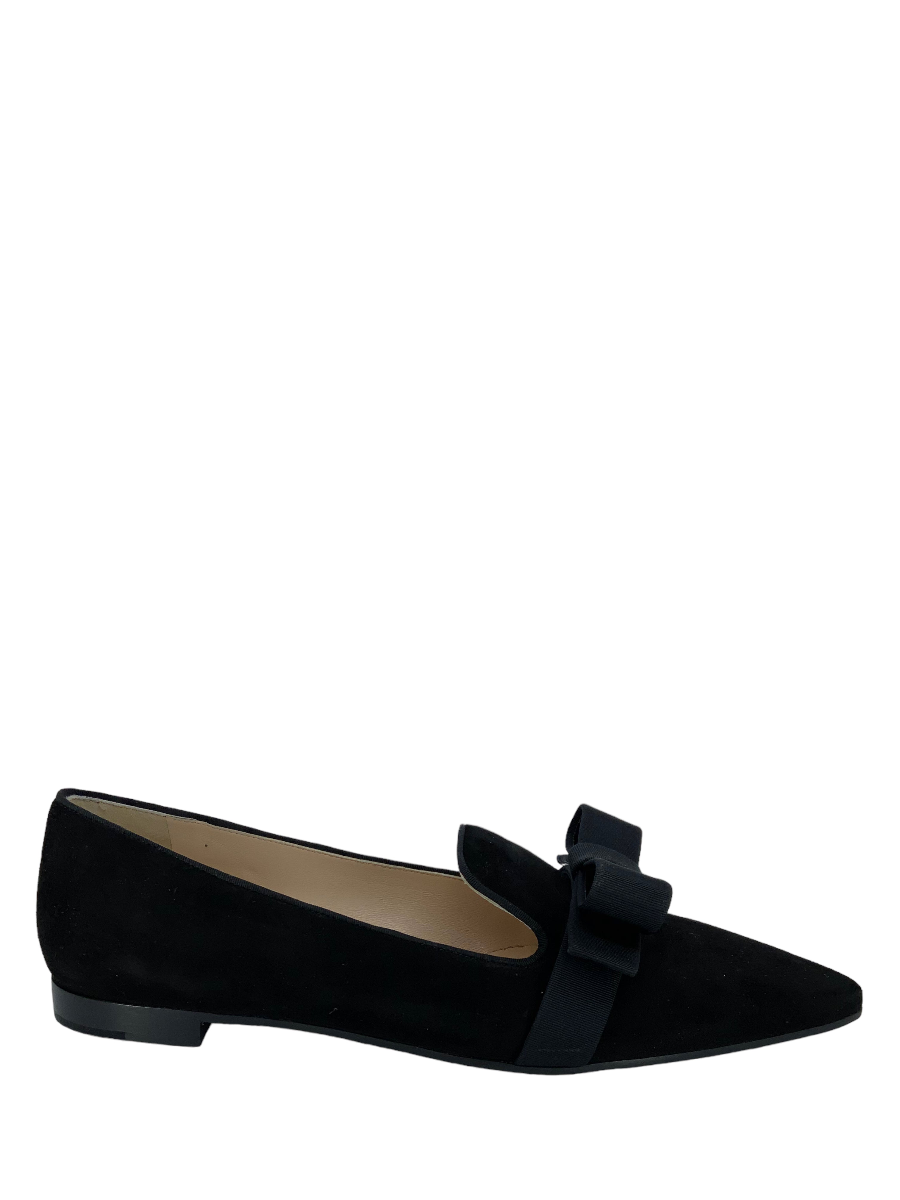 Prada Suede Point Toe Bow Pump Women's Size 7 US | Luxury Designer Heels for Work, Parties & Special Occasions