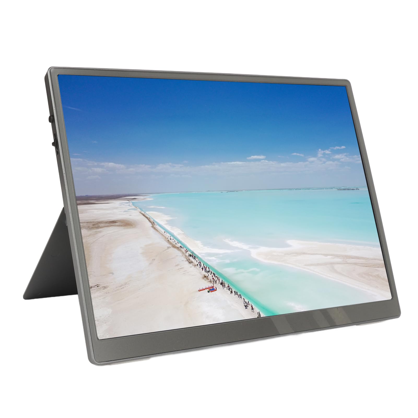 ASHATA 10.5inch Portable Monitor - Full HD 1920x1280 IPS Screen, 60Hz Gaming Monitor with HDR & Dual Speakers | External Second Display for Laptop, PC, Phone, Xbox & PS5 | Perfect for Travel, Work & Gaming