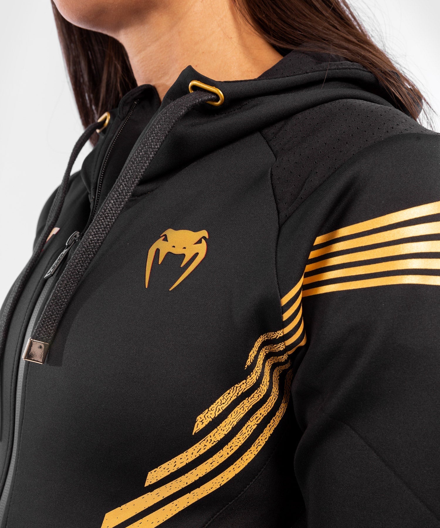 UFC Venum Authentic Fight Night Women's Walkout Hoodie - Champion Edition | MMA Training & Streetwear Fashion