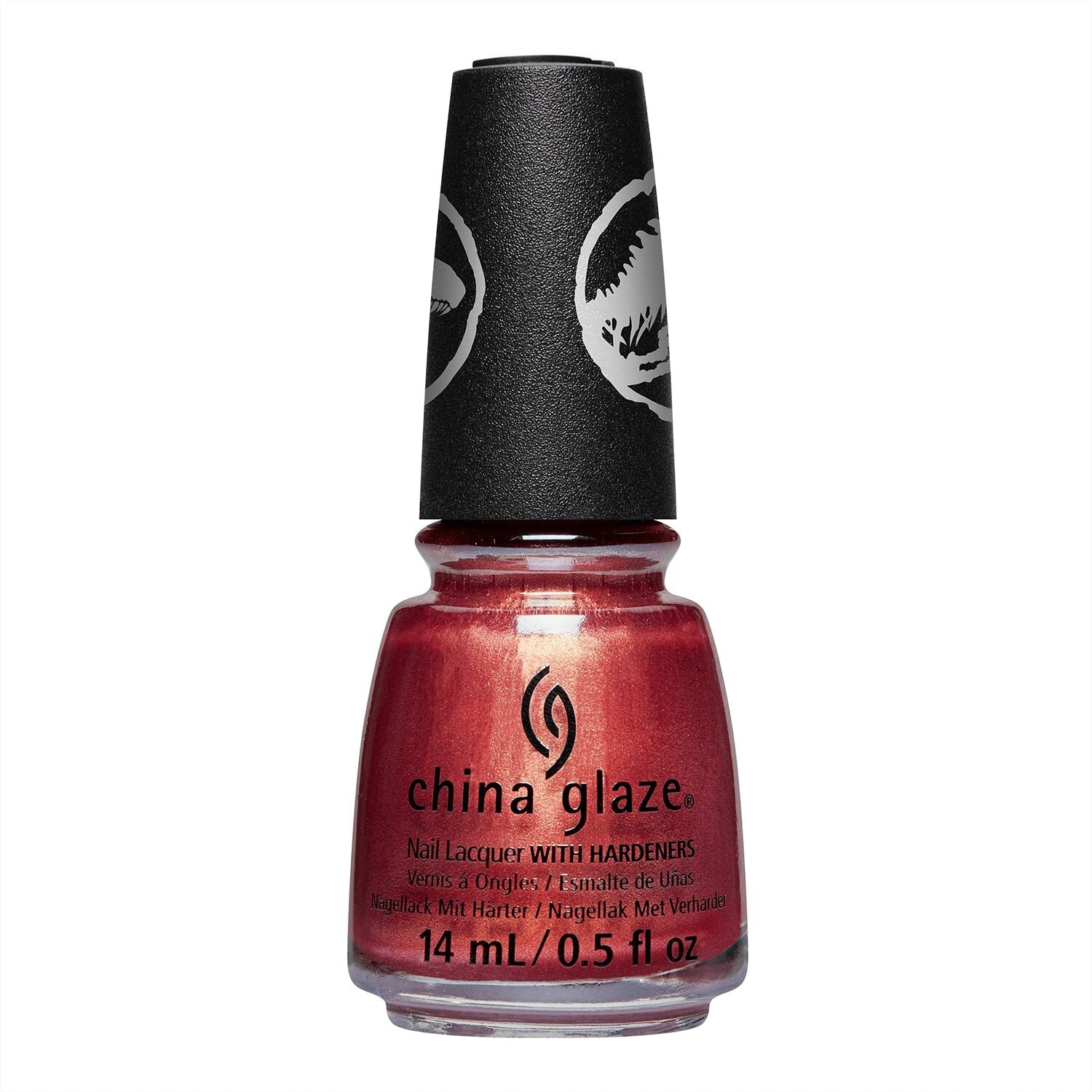China Glaze Let 'Em Roar! Nail Polish 0.5 oz #85234 - Vibrant Orange Shade for Summer Nails, Perfect for Beach Parties and Tropical Vacations