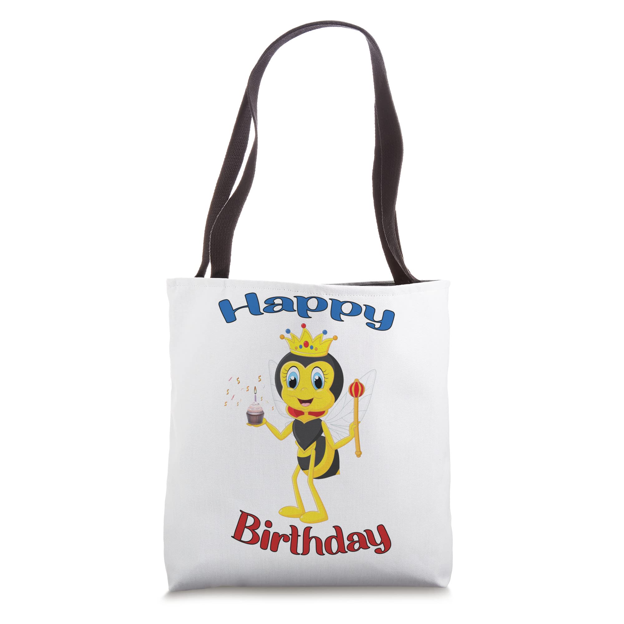 Happy Birthday Tote Bag - Cute Reusable Grocery Shopping Bag for Women, Birthday Party Favors & Gift Ideas - Perfect for Birthdays, Celebrations & Everyday Use