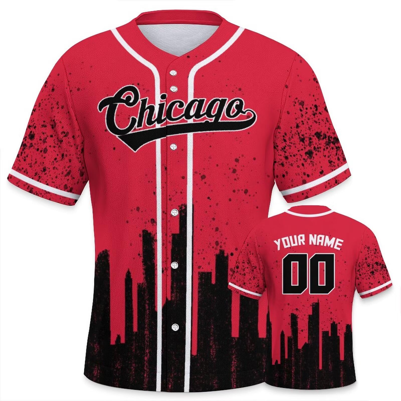 Custom Hockey City Jersey Graffiti Shirts - Personalized Hockey Apparel with Name & Number for Men, Women & Youth - Unique Fan Gifts for Games, Parties & Sports Events