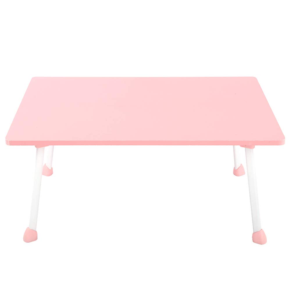 Portable Foldable Laptop Desk - Pink for Work, Study & Gaming in Bed