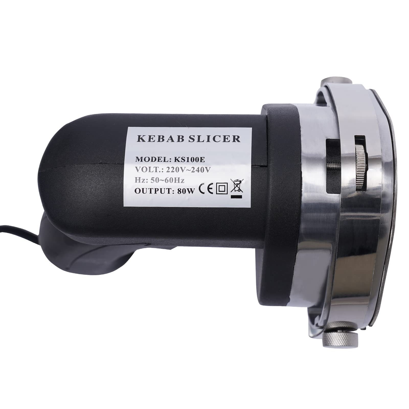 Commercial Electric Shawarma Cutter Knife - 110V/60Hz Wireless Doner Kebab Slicer for Gyro & Shawarma - Perfect for Restaurants, Food Trucks & Catering Businesses