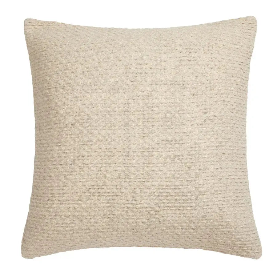 Drift Home Hayden Cushion - Soft Cream Throw Pillow for Sofa, Bed & Home Decor - Perfect for Living Room, Bedroom & Cozy Spaces