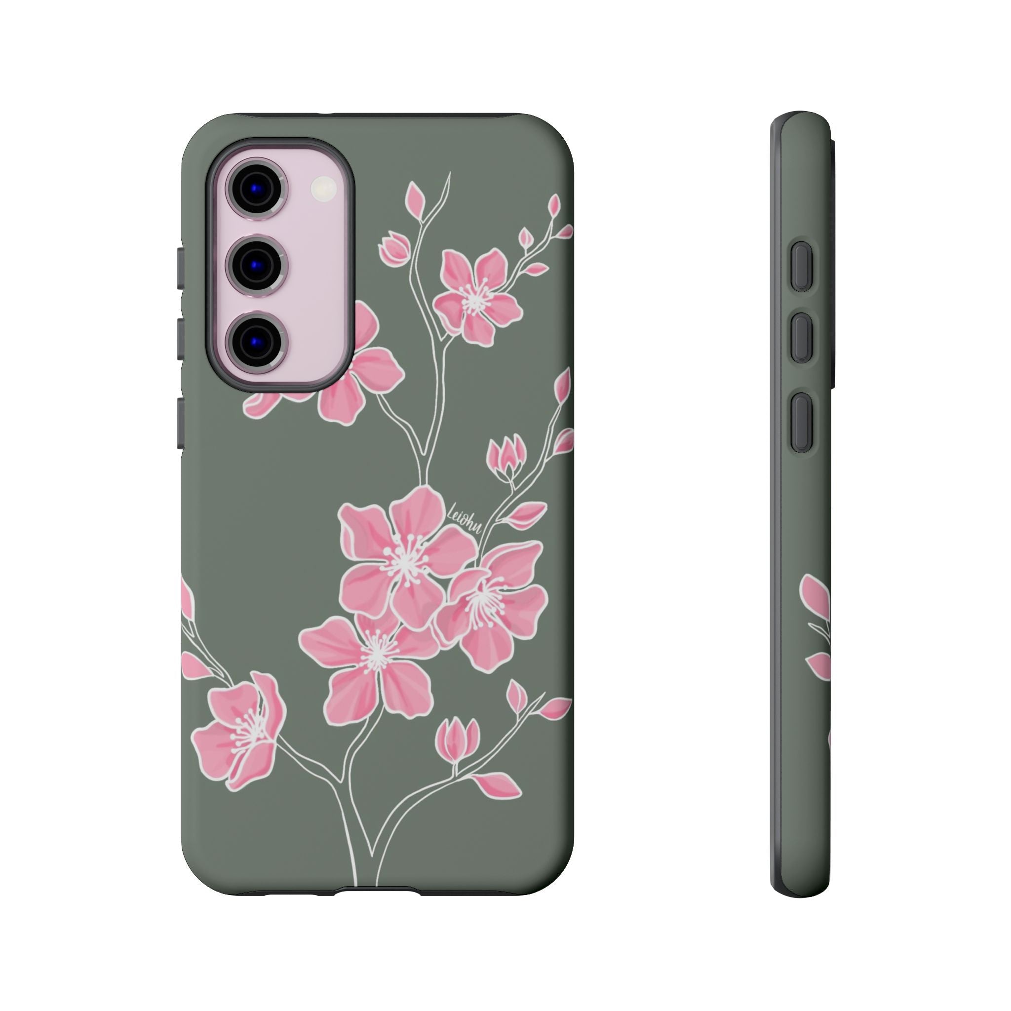 Samsung Galaxy Phone Case with Cherry Blossom Design - Stylish Protective Cover for Everyday Use, Travel & Work