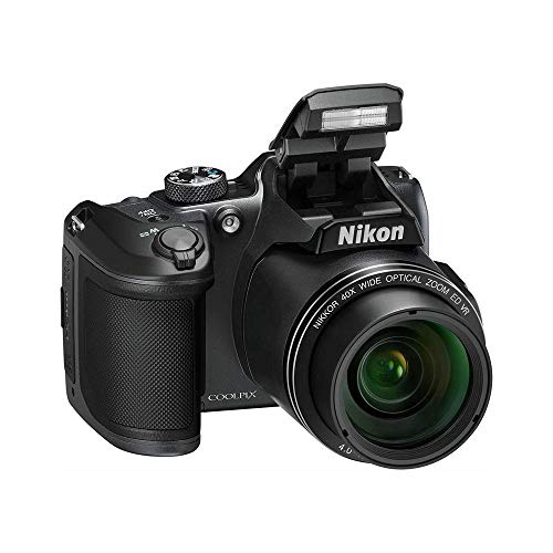 Nikon COOLPIX B500 16MP Digital Camera with 40x Optical Zoom, 1080p Video & Built-in Wi-Fi (Black) - Perfect for Travel, Wildlife Photography & Vlogging