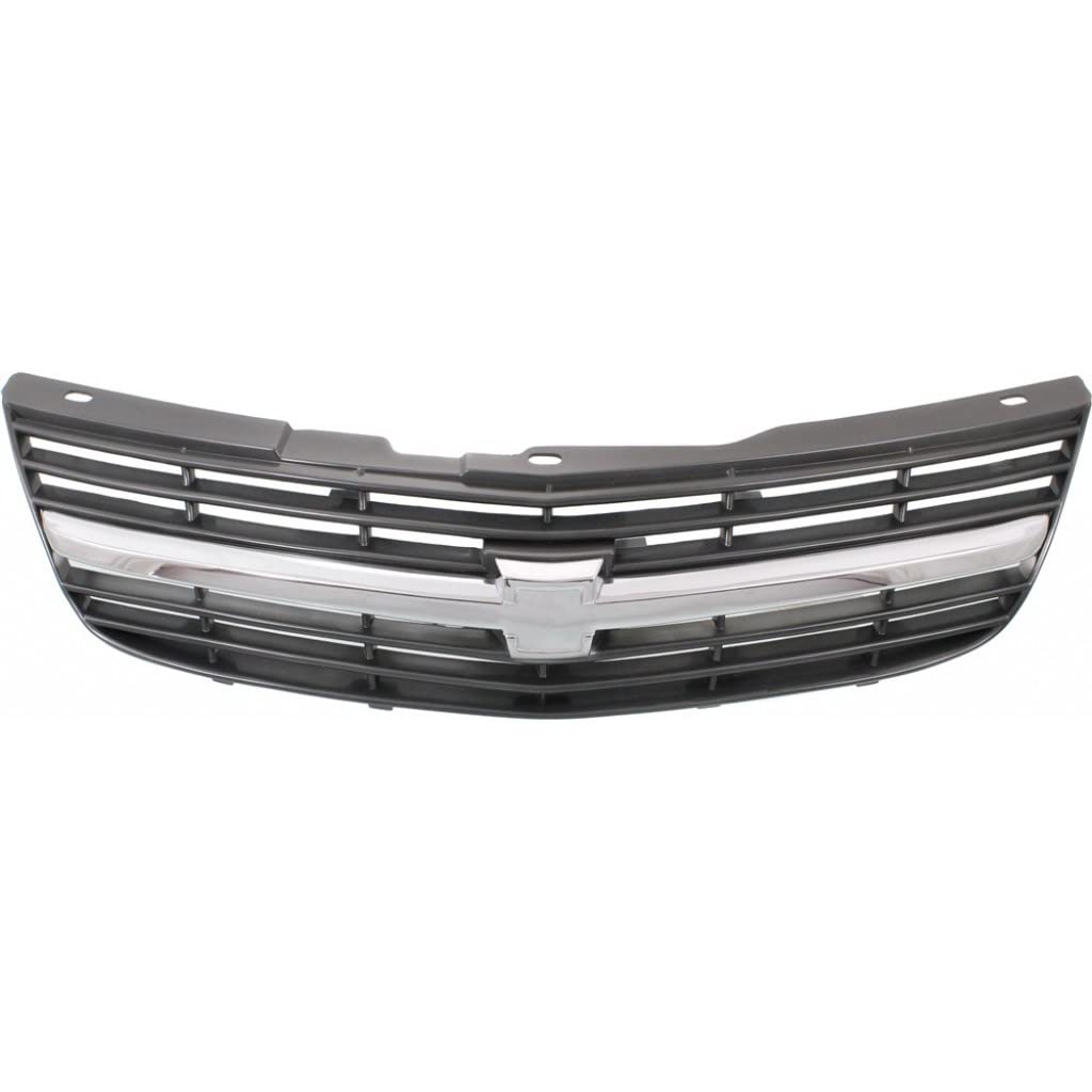 Chevy Impala 2001-2005 Grille Replacement - Dark Gray Chrome for Base/LS Models | Perfect for Car Restoration & Upgrades
