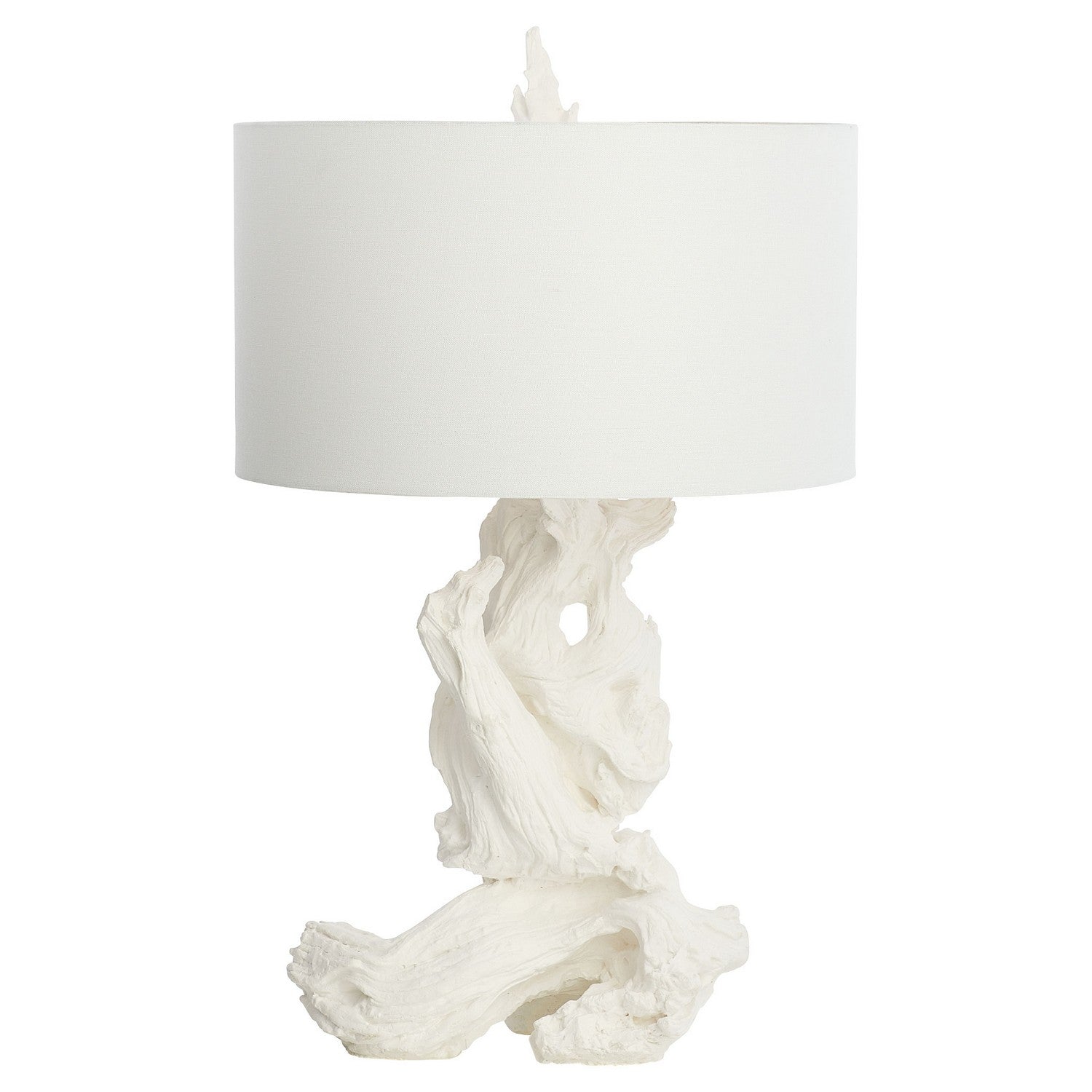 Cyan Design 11401 Driftwood Table Lamp - White Coastal Decor for Bedroom, Living Room & Office Lighting