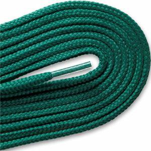 Round Athletic Shoelaces - Kelly Green (2 Pair Pack) | Durable & Non-Slip for Running, Basketball & Workout Shoes | Perfect for Sports & Casual Wear