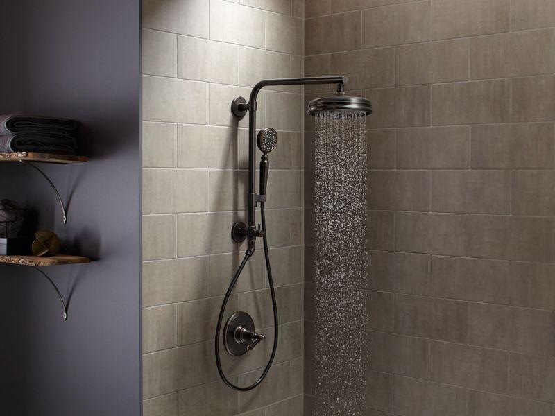 Kohler 8-Inch Rainhead Shower Head 2.5 GPM - Polished Chrome Finish (Model 13692 CP) for Luxurious Spa-Like Bathroom Experience