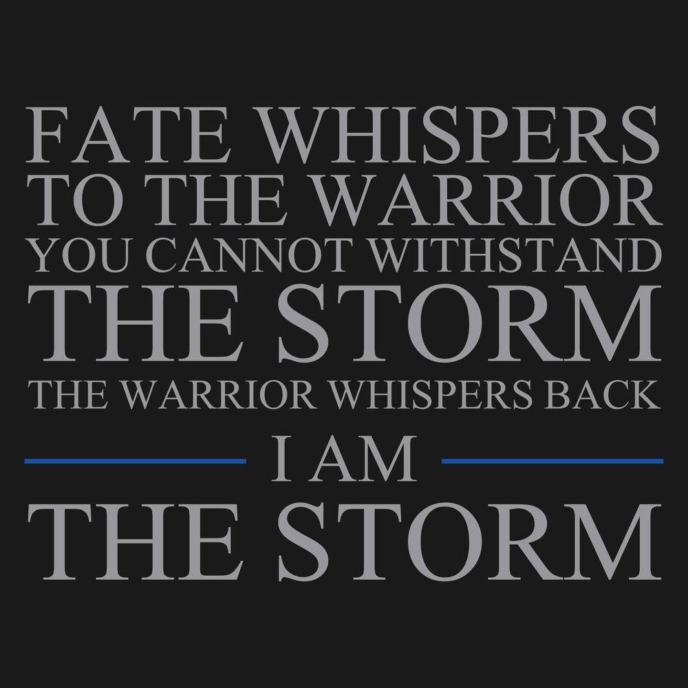 I Am The Storm T-Shirt - Black | Trendy Graphic Tee for Men & Women | Perfect for Casual Wear, Outings & Gifts