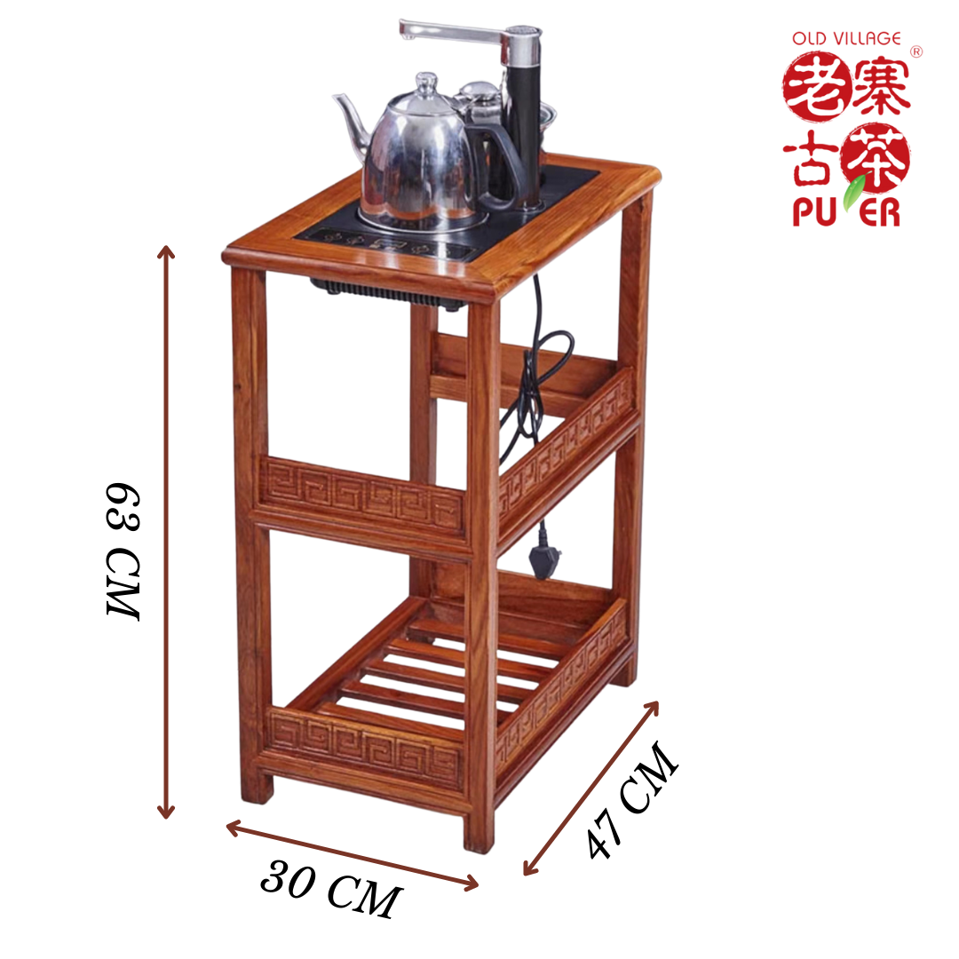 Premium African Rosewood Tea Kettle & Cup Set - Handcrafted Boiling Water Pot for Tea Lovers | Perfect for Home, Office & Outdoor Tea Ceremonies
