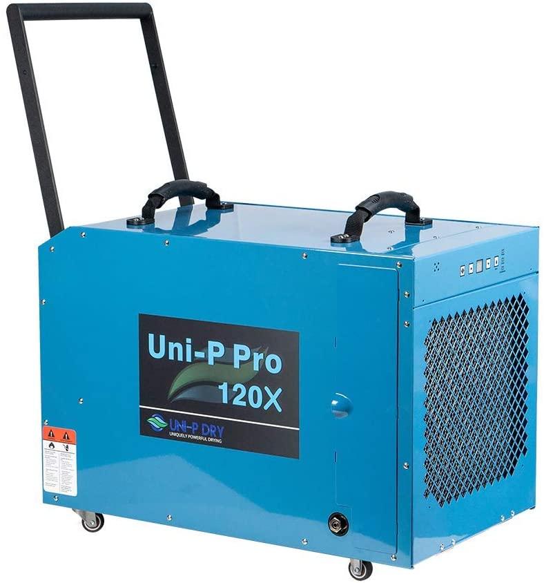AlorAir UNI P DRY PRO 120X 120-Pint Commercial & Residential Dehumidifier with Built-in Condensate Pump - Ideal for Basements, Job Sites, and Large Spaces