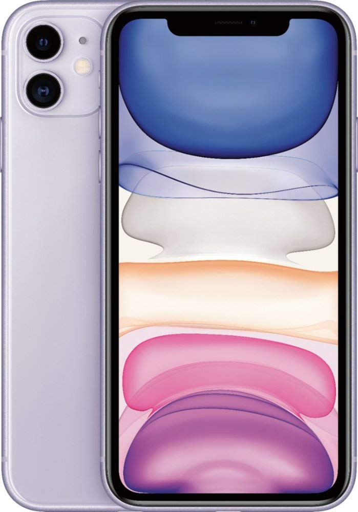 Apple iPhone 11 256GB Purple - AT&T Unlocked Renewed Smartphone for Travel, Photography & Social Media