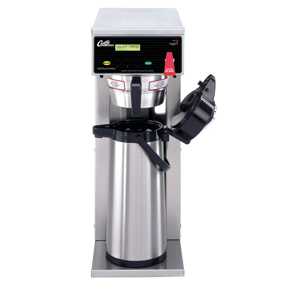 Curtis D500 GT 22 G3 Commercial Airpot Brewer - 2.2L & 2.5L Capacity for Coffee Shops, Offices & Catering Events | Fast Brewing & Durable Stainless Steel Design
