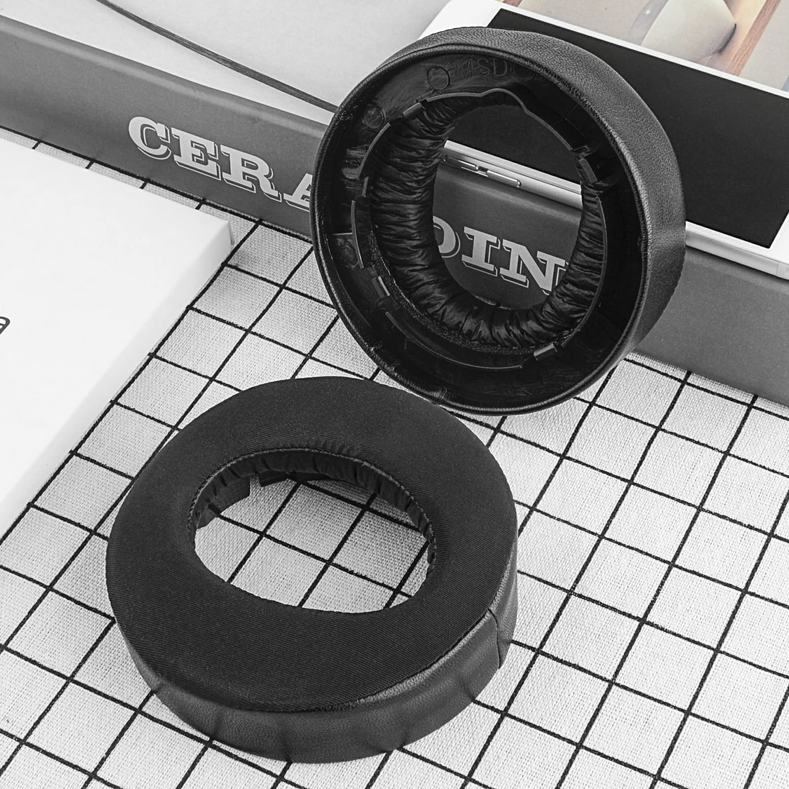 Geekria Replacement Ear Pads for Sony PlayStation Platinum Wireless Headset (CECHYA-0090) - Comfortable Black Memory Foam Cushions for PS4 Gaming Headphones - Perfect for Long Gaming Sessions & Noise Isolation