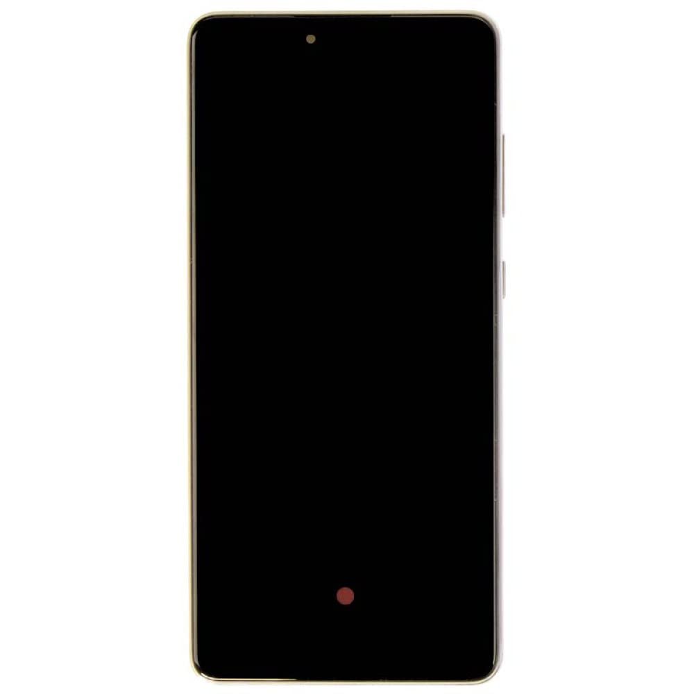 Aftermarket OLED Digitizer & Frame Assembly for Samsung Galaxy A72 - Black | Screen Replacement Kit with Separator Card | Perfect for DIY Phone Repairs & Screen Fixes