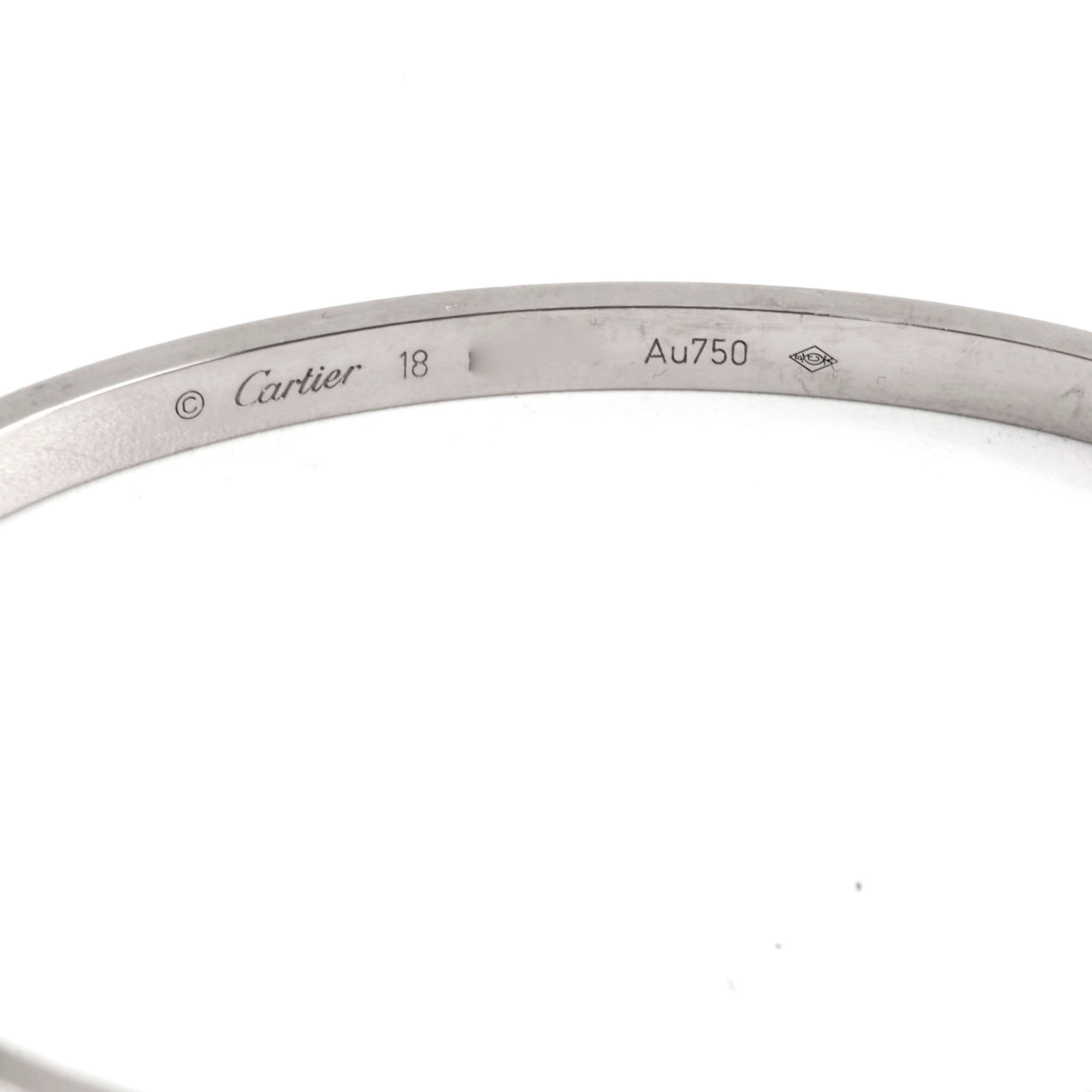 Cartier Small Love Bracelet in 18K White Gold - Elegant Jewelry for Women, Perfect for Weddings, Anniversaries & Special Occasions
