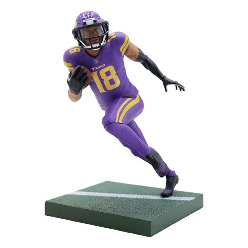 Official NFL Justin Jefferson Minnesota Vikings Action Figure - Collectible Football Player Statue for Fans, Gifts & Home Decor