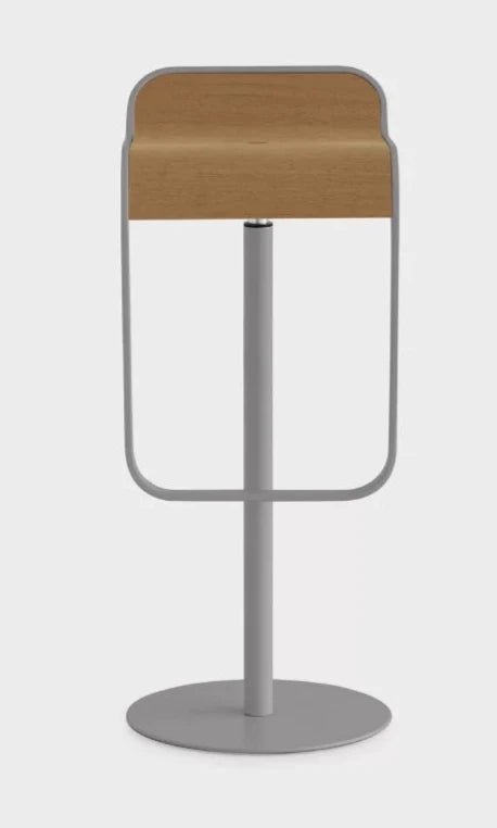 Outdoor LEM Stool ES81 by Lapalma - Modern Patio Furniture, Lightweight Aluminum Stool for Garden, Poolside & Outdoor Dining - Perfect for Backyard, Terrace & Camping