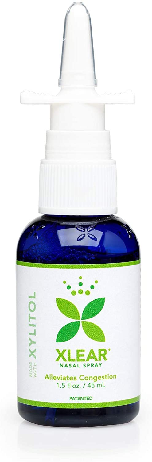 Xlear Nasal Spray with Xylitol - Natural Saline Nasal Moisturizer for Adults & Kids - 1.5 fl oz (12 Pack) - Relieves Dry Nose, Allergies & Sinus Congestion - Perfect for Travel, Cold Season & Daily Nasal Care