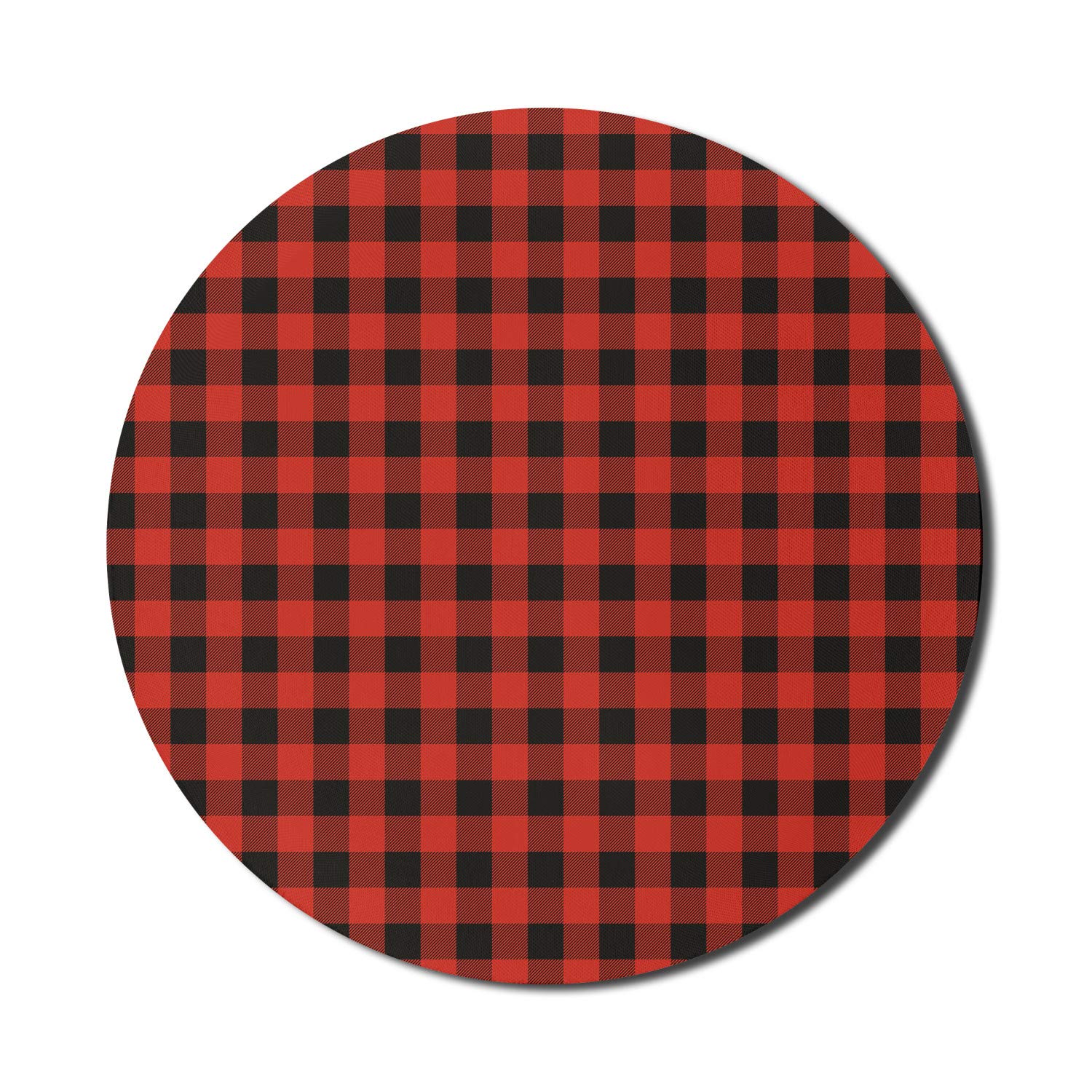 Ambesonne Round Non-Slip Gaming Mouse Pad - 8