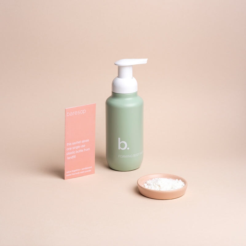 Baresop Starter Kit - Natural Body Wash with Finger Lime & Sandalwood for Men & Women | Hydrating, Refreshing Shower Gel for Daily Skincare Routine