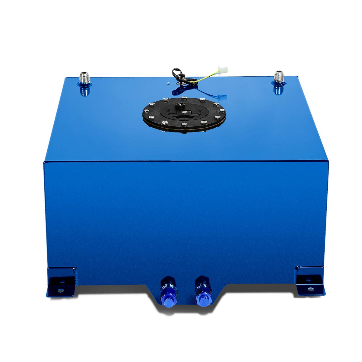 DNA MOTORING 10 Gallon Aluminum Top-Feed Fuel Cell Gas Tank - 16.5