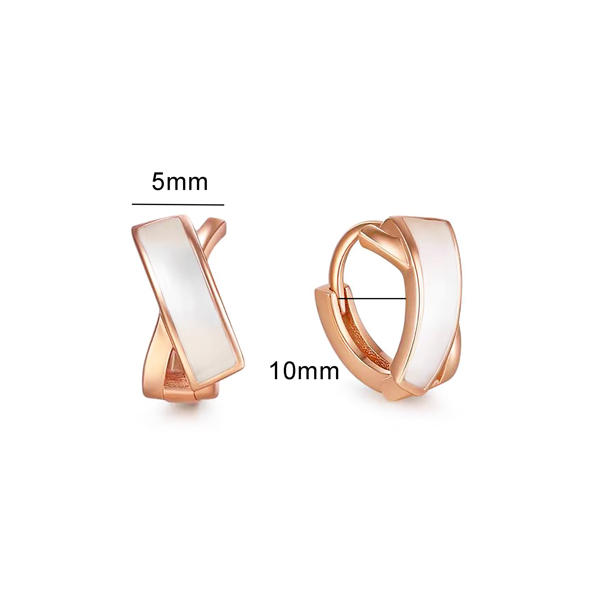 Twist of Rose Breastmilk Earrings - Unique Breastfeeding Jewelry for Moms - Perfect for Nursing Mothers & Breastfeeding Support